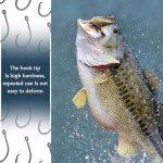 10-Pack High-Carbon Circle Fishing Hooks (2/0)