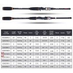 Lightweight 4-Piece Baitcasting Fishing Rod - 8ft