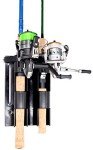 Bike Mounted Fishing Rod Holder for 2 Poles