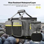 Gonex Water-Resistant Fishing Tackle Bag with Strap
