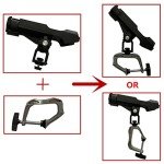 Adjustable Fishing Rod Holder with Large Clamp