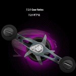 Lacusmall 7.2:1 Baitcaster Reel with Alarm