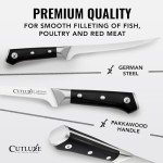 Cutluxe 7" Fillet Knife – High Carbon Steel