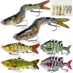 6-Piece Multi Jointed Lure Kit for All Waters
