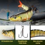 6-Piece Multi Jointed Lure Kit for All Waters