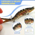 6-Piece Multi Jointed Lure Kit for All Waters
