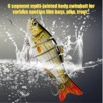 6-Piece Multi Jointed Lure Kit for All Waters