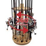 Rush Creek 30" Round Spinning Rod Rack