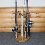 Rush Creek 30" Round Spinning Rod Rack