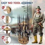 Rush Creek 30" Round Spinning Rod Rack