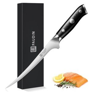 7 Inch German Steel Fillet Knife with Ergonomic Handle