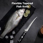 7 Inch German Steel Fillet Knife with Ergonomic Handle
