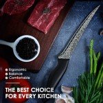 Amorston 7" Stainless Steel Fish Fillet Knife