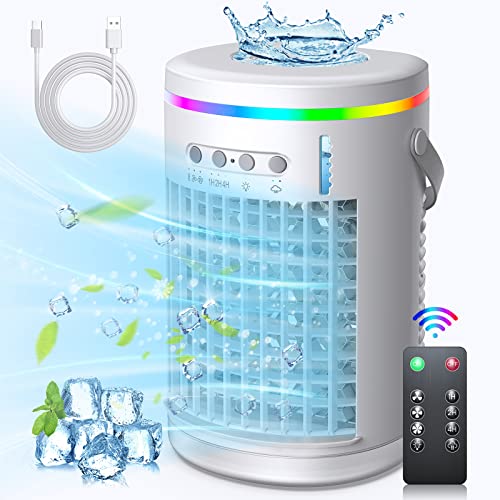 Evaporative USB AC with LED Lights