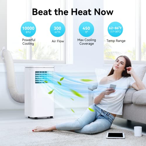 10,000 BTU Portable Air Conditioner with 3-in-1 Functions