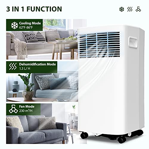 Euhomy 8000 BTU Portable AC with Remote