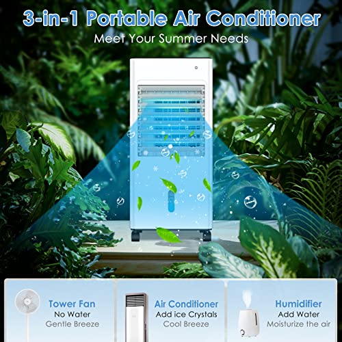 3-IN-1 Portable AC Unit with Remote Control
