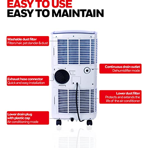 Honeywell 9,000 BTU Portable Air Conditioner with Remote
