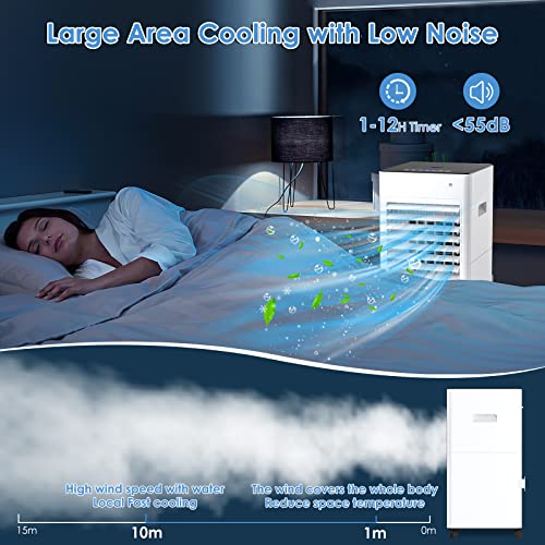 3-IN-1 Portable AC Unit with Remote Control