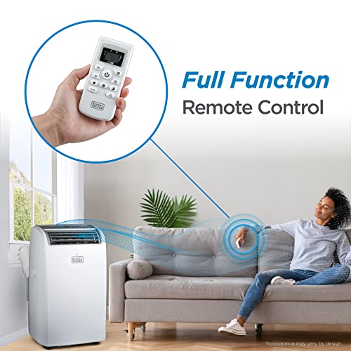 BLACK+DECKER 12,000 BTU Portable AC with Remote
