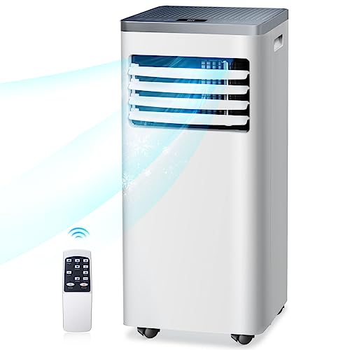 10k BTU Portable AC with Dehumidifier and Remote Control