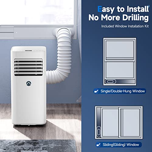 10,000 BTU Portable 3-in-1 AC with Remote Control