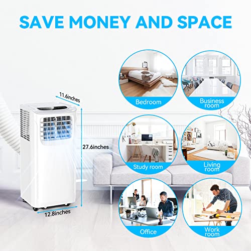 12,000 BTU 3-in-1 Portable AC with Remote