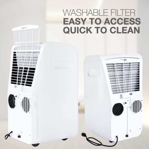 14,000 BTU Dual Hose Portable Air Conditioner with Heater