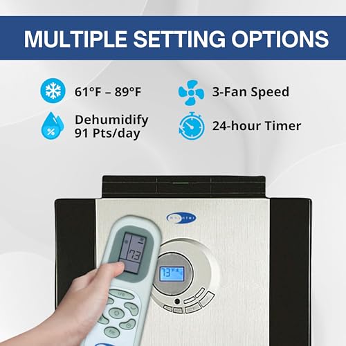 Whynter Dual Hose Portable AC - 14,000 BTU