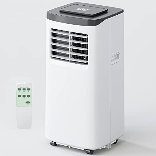 FIOGOHUMI 10000BTU Portable Air Conditioner with Dehumidifier