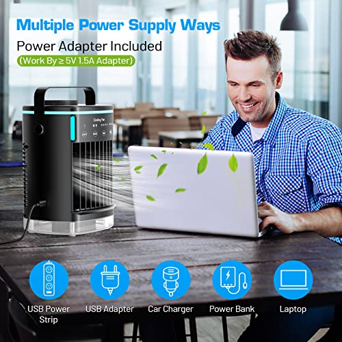 Mini Evaporative Air Cooler with Timer