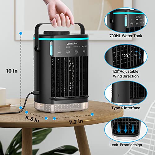 Mini Evaporative Air Cooler with Timer