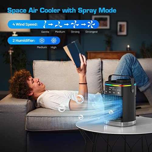 Mini Evaporative Air Cooler with Timer