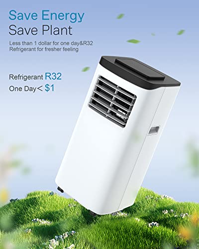10k BTU Portable AC with Dehumidifier & Remote