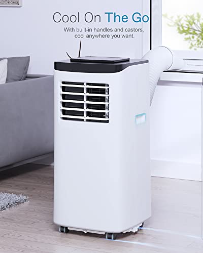 10k BTU Portable AC with Dehumidifier & Remote