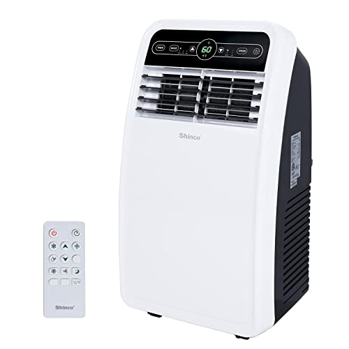8,000 BTU Portable AC with Dehumidifier & Remote Control