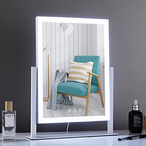 Hollywood Lighted Makeup Mirror with 5X Magnification