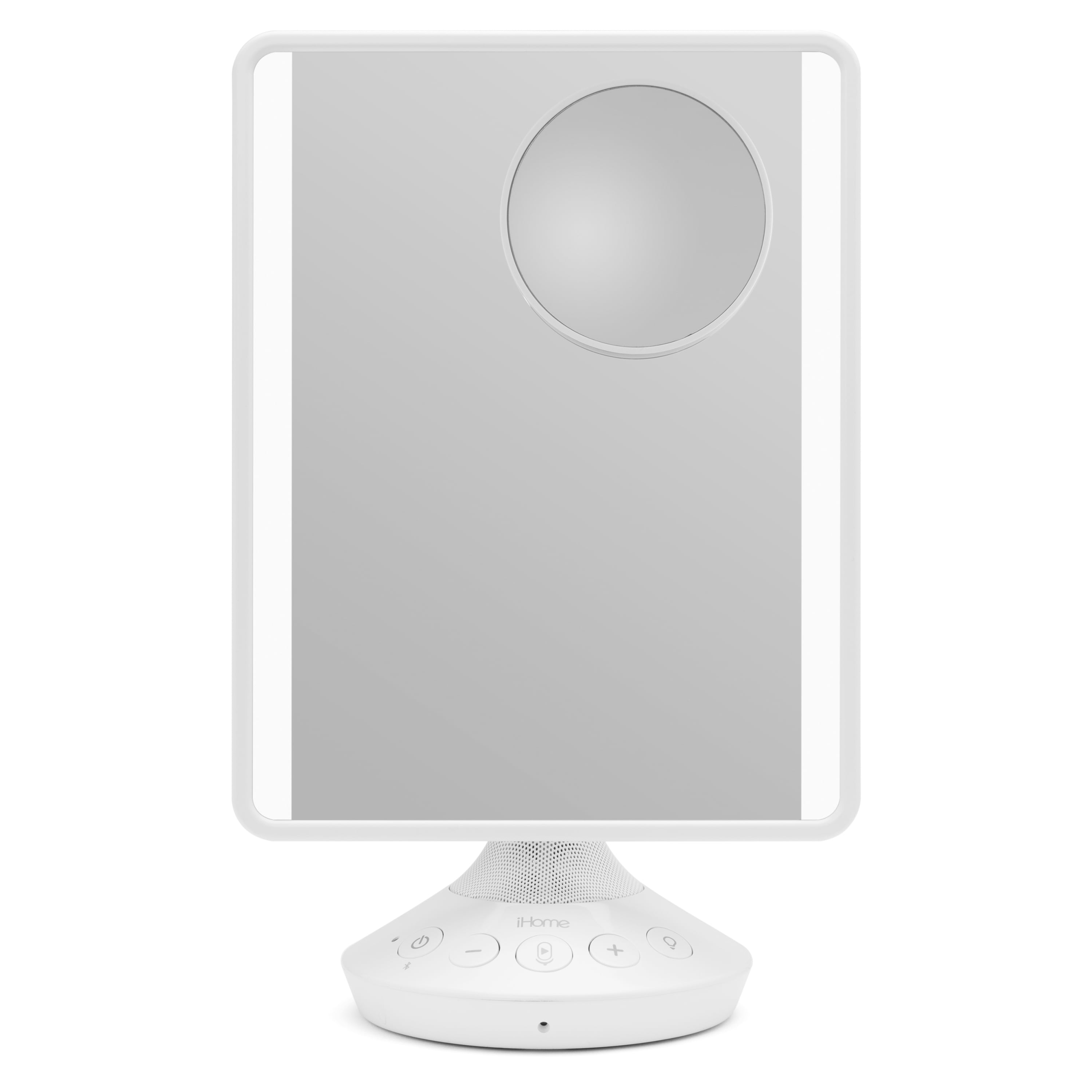 iHome Bluetooth Mirror with LED Lighting & 10x Magnification