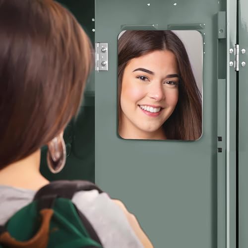 Mavoro 2-Pack Magnetic Acrylic Locker Mirrors