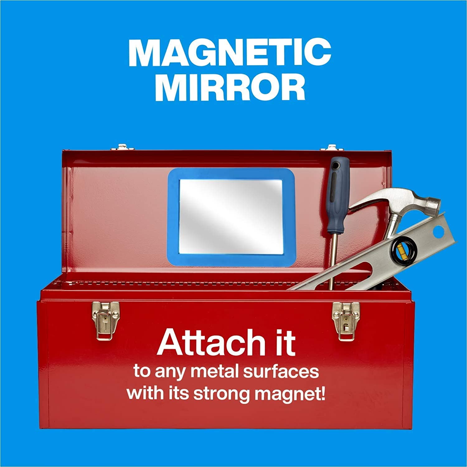 Magnetic Selfie Mirror for Lockers | Easy Mount