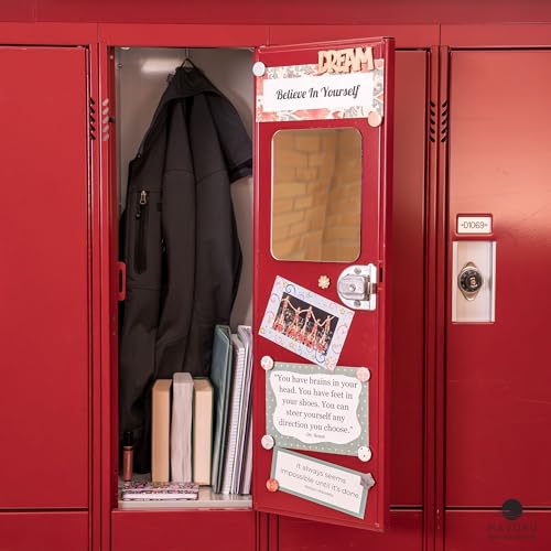 Mavoro 2-Pack Magnetic Acrylic Locker Mirrors