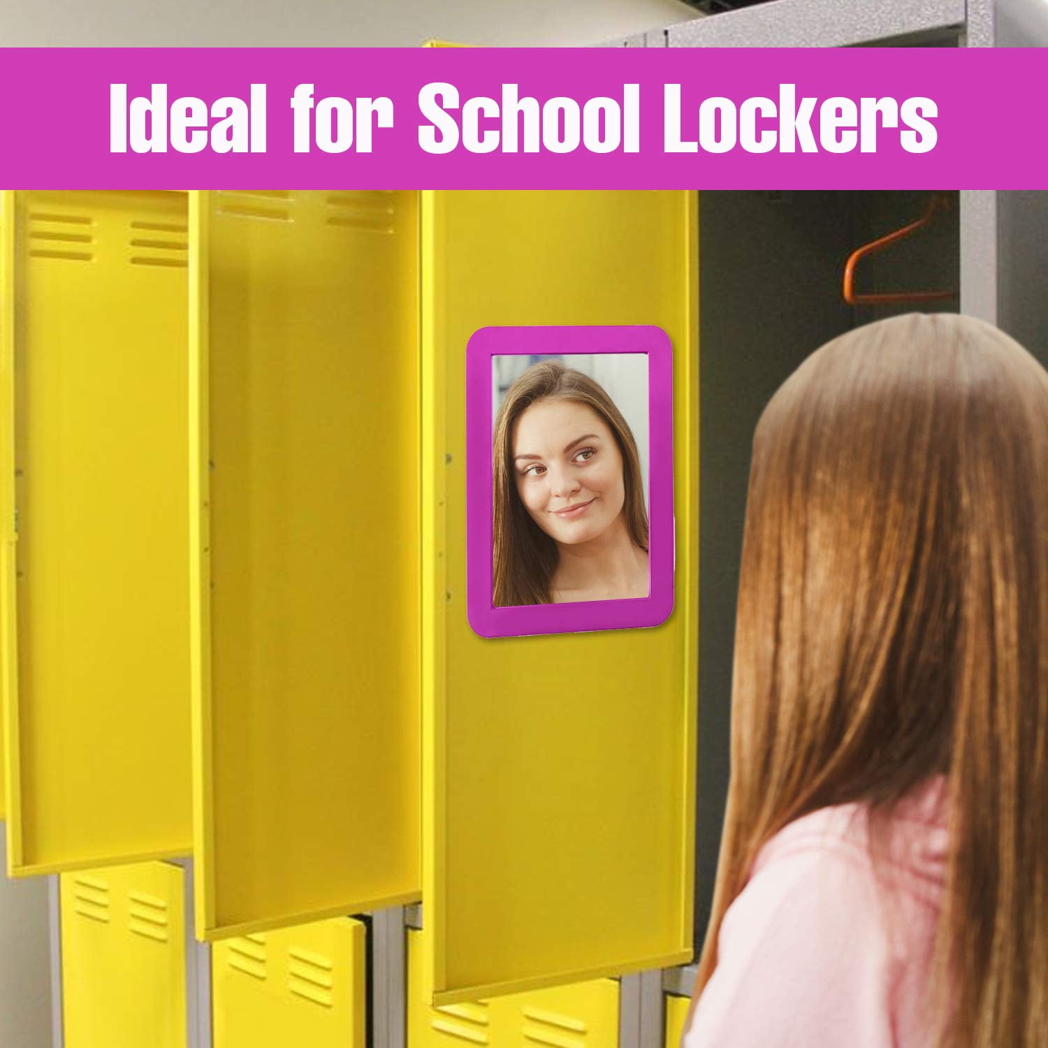 Navy CEREM Magnetic Locker Mirror - 5" x 7