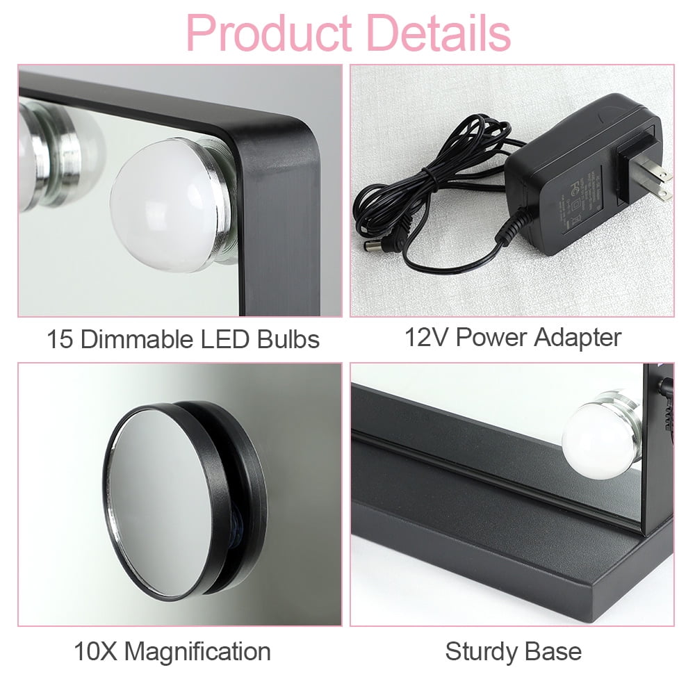 Depuley 23" Hollywood Makeup Vanity Mirror with Lights