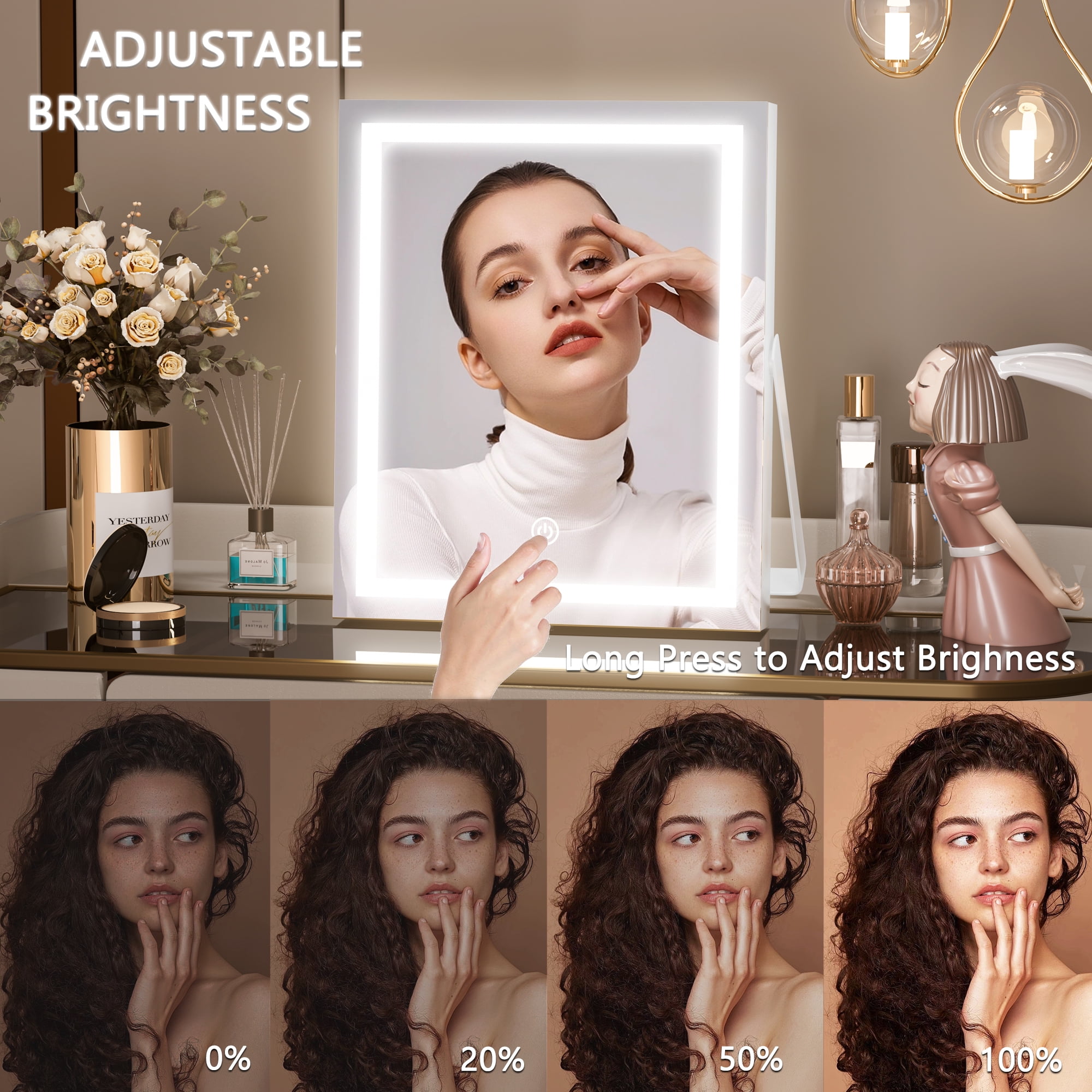 LED Vanity Mirror with Smart Touch Control