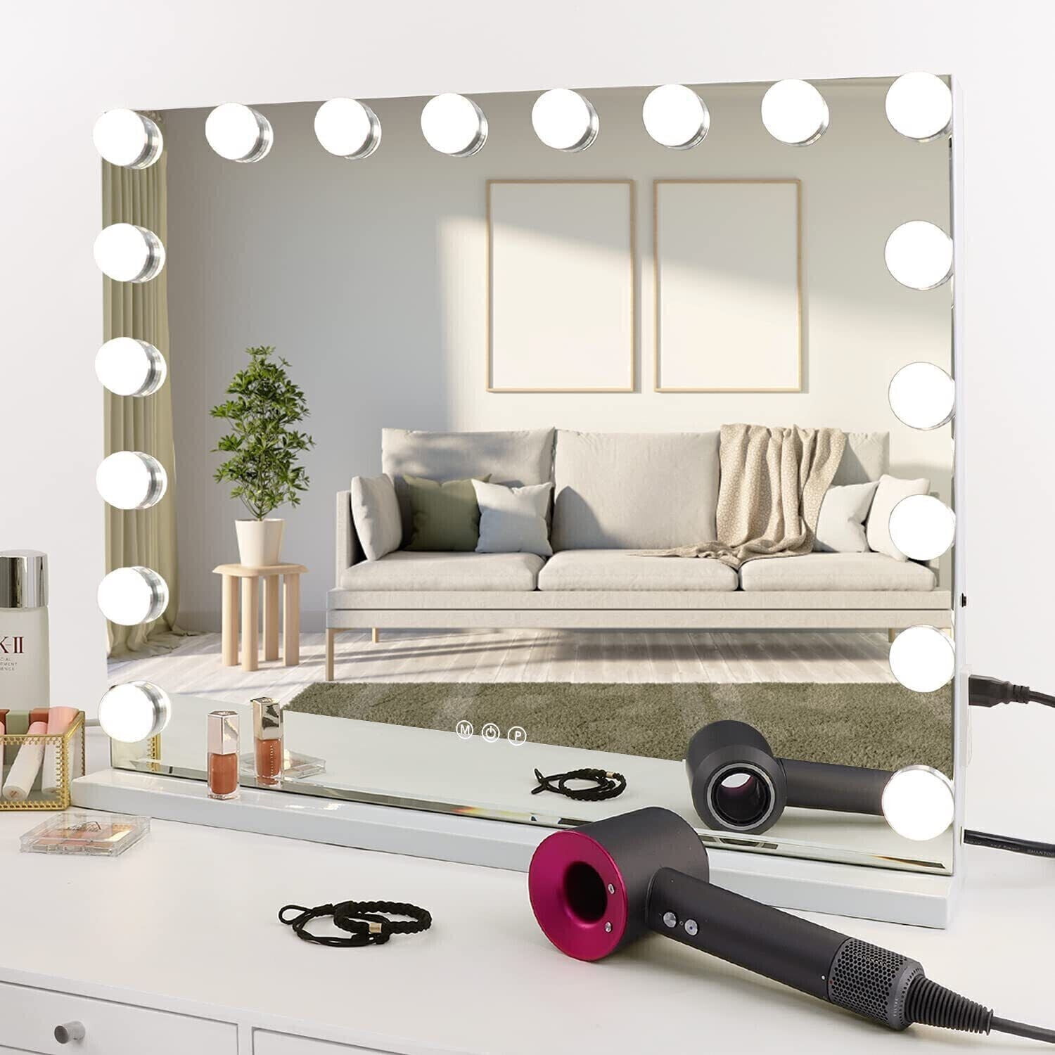Hollywood Vanity Mirror with Lights and Magnification