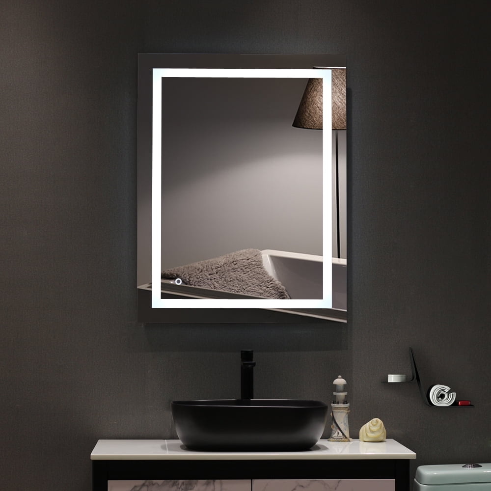 36x28 Dimmable LED Lighted Wall Mirror