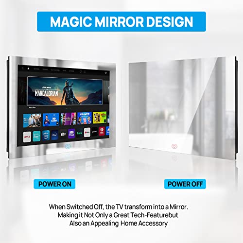 15.6" Waterproof Smart Mirror TV with Touch Screen