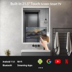 Smart Touch Screen LED Bathroom Vanity Mirror