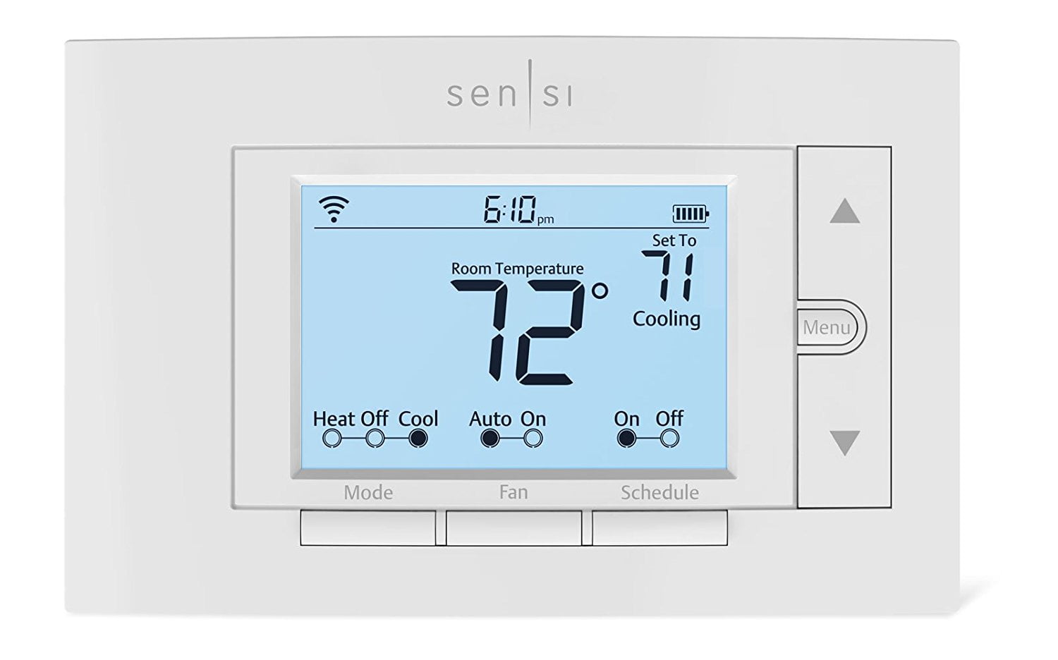 Sensi Wi-Fi Smart Programmable Thermostat - White
