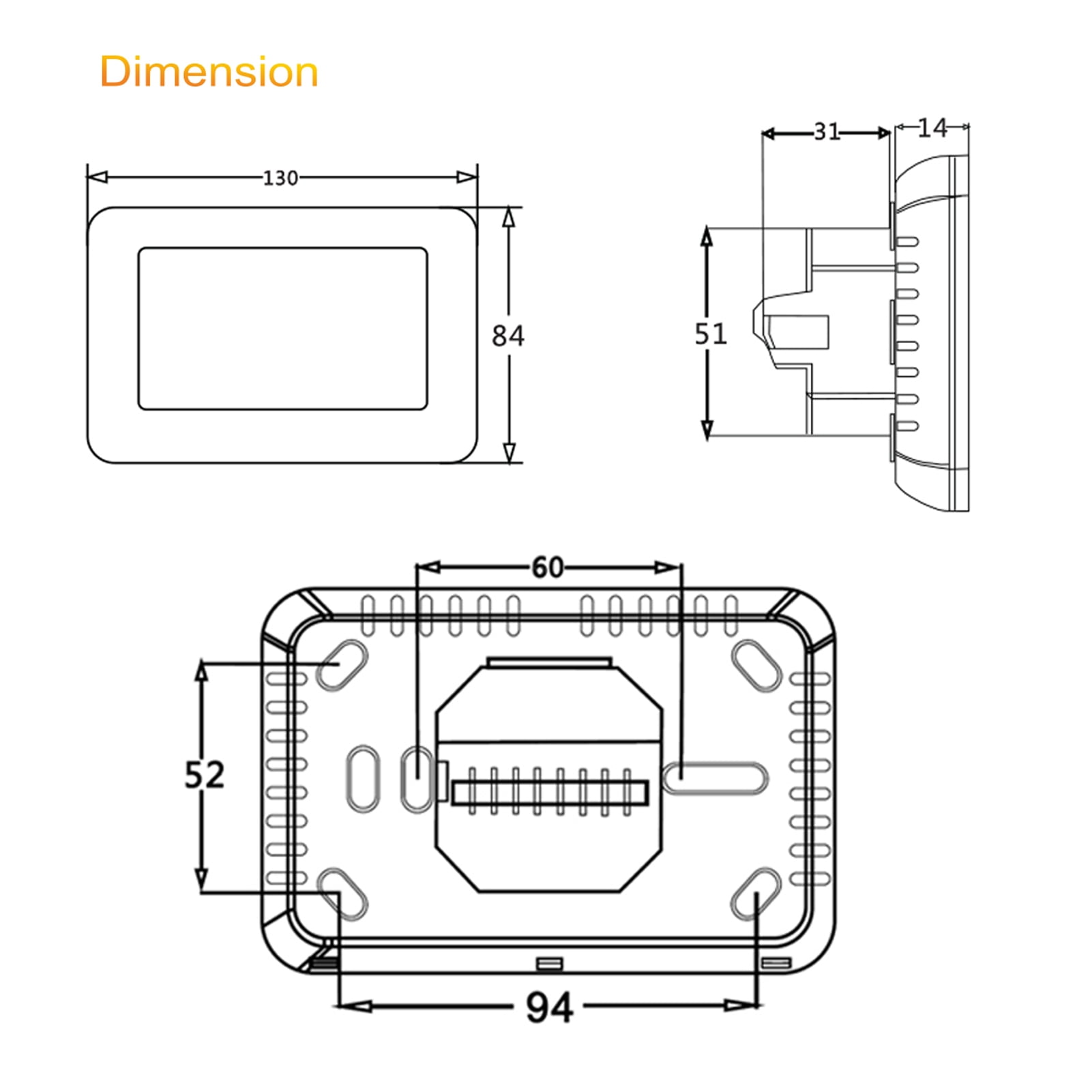 Programmable Smart Thermostat with App and Voice Control